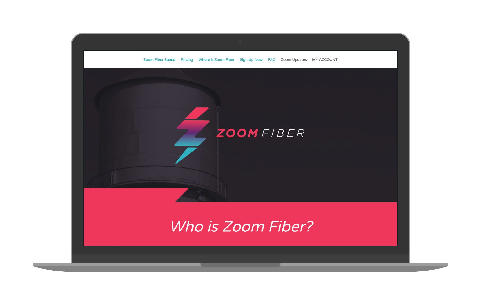 Swank Design Website and Graphic Design Zoom Fiber Mockup